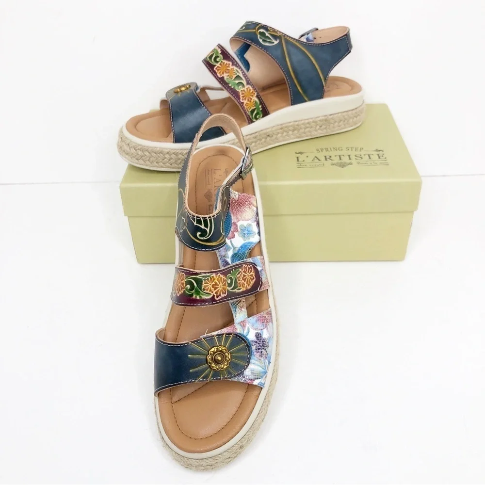 L Artiste Yahima espadrille, Boho platform sandal